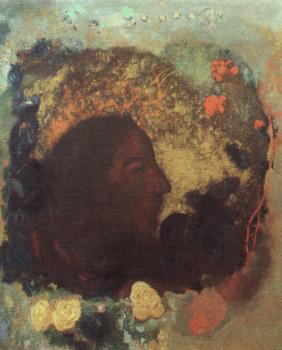 Odilon Redon : Portrait of Paul Gauguin